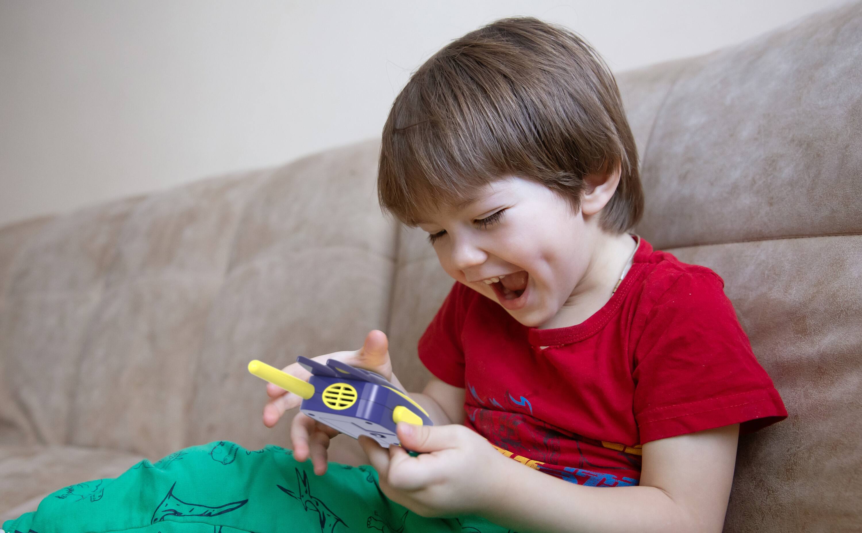 Angle. eKids - eKids Bluey Walkie Talkies for Kids, Two Way Radios for Indoor or Outdoor Games - Blue.