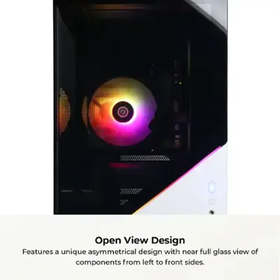 CyberPowerPC - Gamer Master Gaming Desktop - AMD Ryzen 7 8700F - 16GB Memory - AMD Radeon RX 7600 8GB - 1TB PCIe 4.0 SSD - White