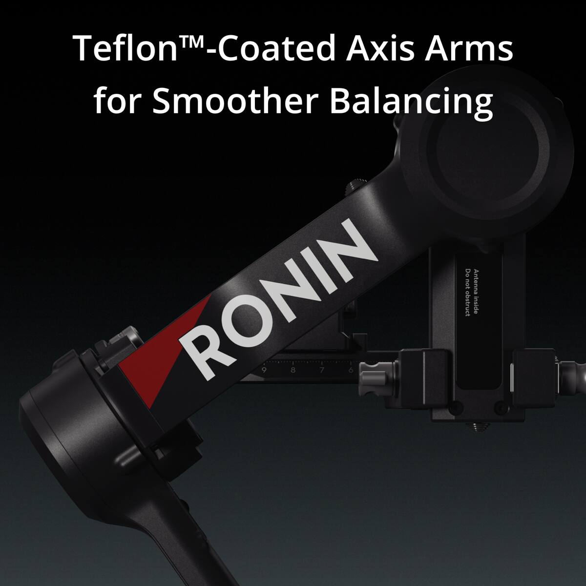 Teflon™-Coated Axis Arms for Smoother Balancing