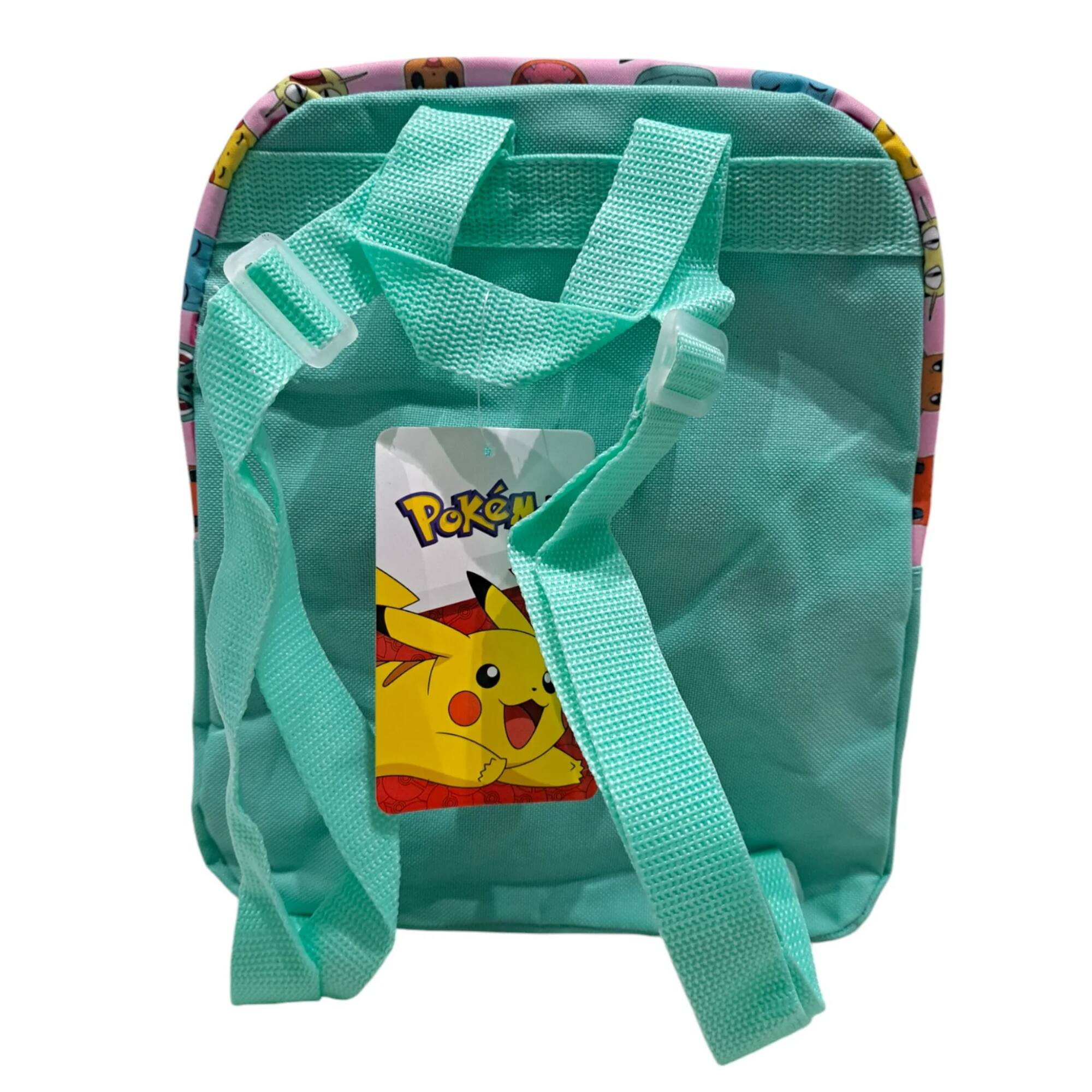 Alt View 4. UPD - Pokemon Mini Backpack 11" with Glitter Trimming and Small Front Pocket - Multicolored.