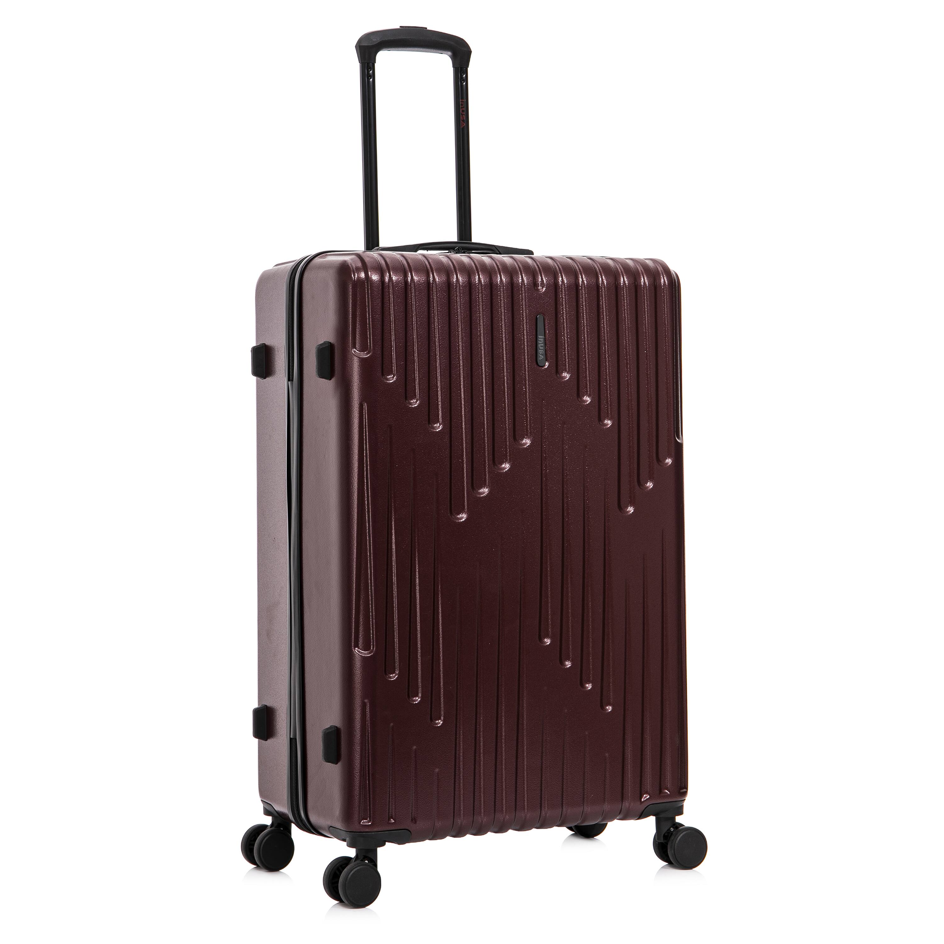 Alt View 2. InUSA - Drip lightweight hardside spinner luggage 28" - WINE.
