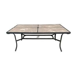 Four Seasons Courtyard - Campton 70 Inch Hills Dining Table with Slate Finish - Gray