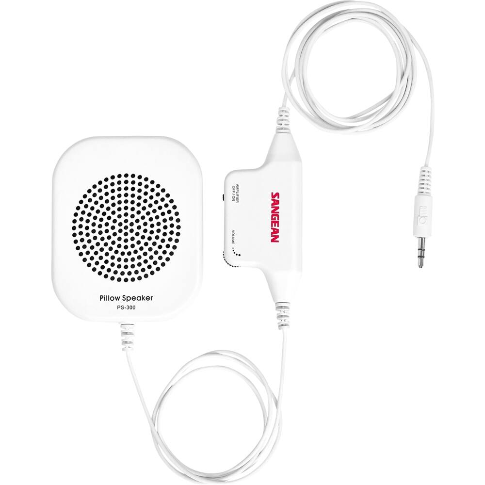 Alt View 12. Sangean - Portable Pillow Speaker - White.