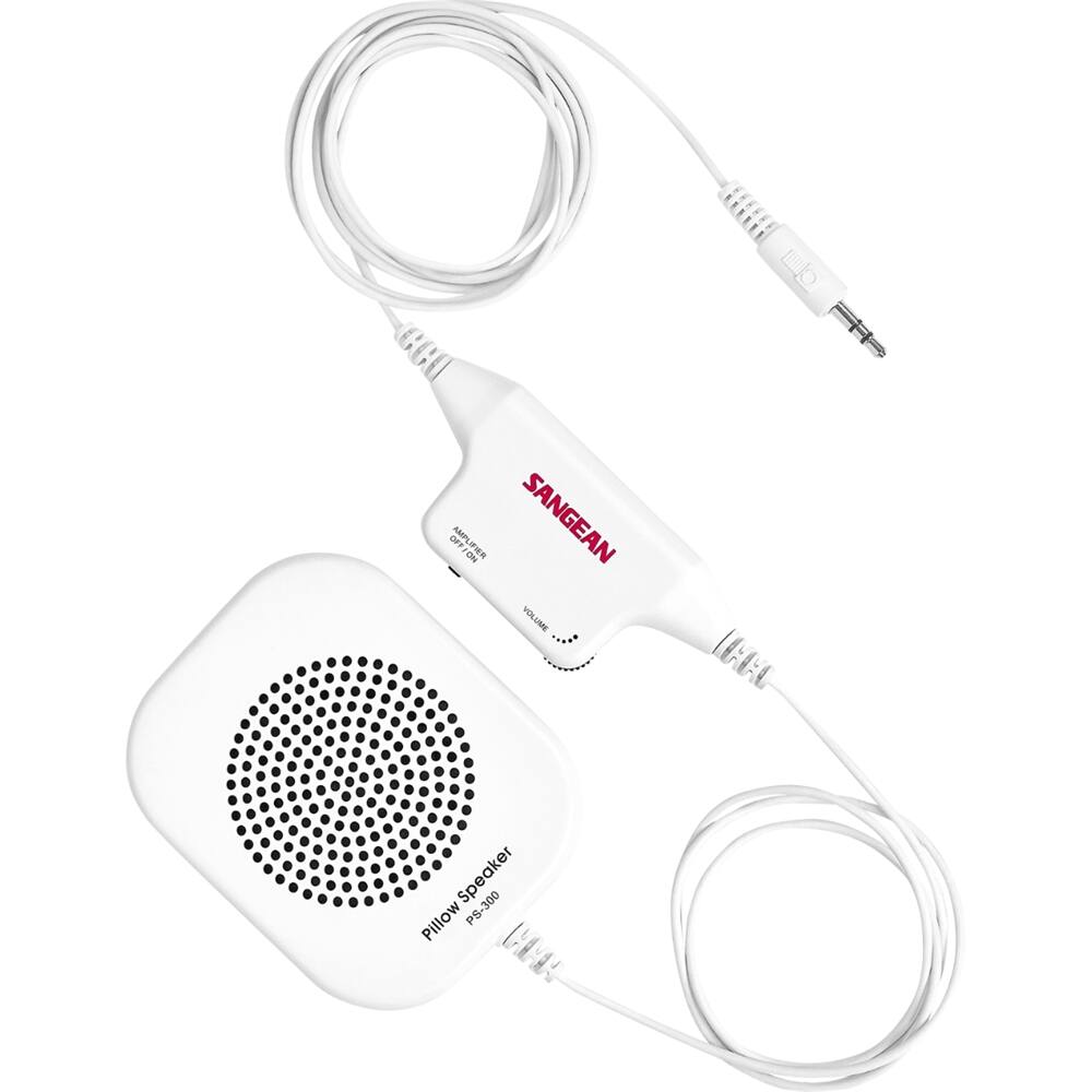Alt View 1. Sangean - Portable Pillow Speaker - White.