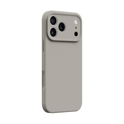 Front. SaharaCase - Apple iPhone 17 Pro Max Case | Ultra Thin Silicone | Smooth Finish | Anti-Slip Grip | Venture Series - Mist Gray.