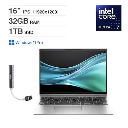 16" IPS (1920x1200)
32GB RAM
1TB SSD
Intel Core Ultra 7
Windows 11 Pro