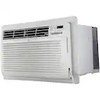 Front. LG - 11,500 BTU 530 Sq. Ft. 230V In Wall Air Conditioner with Remote - White.