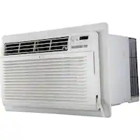 LG - 11,500 BTU 530 Sq. Ft. 230V In Wall Air Conditioner with Remote - White - Front_Zoom