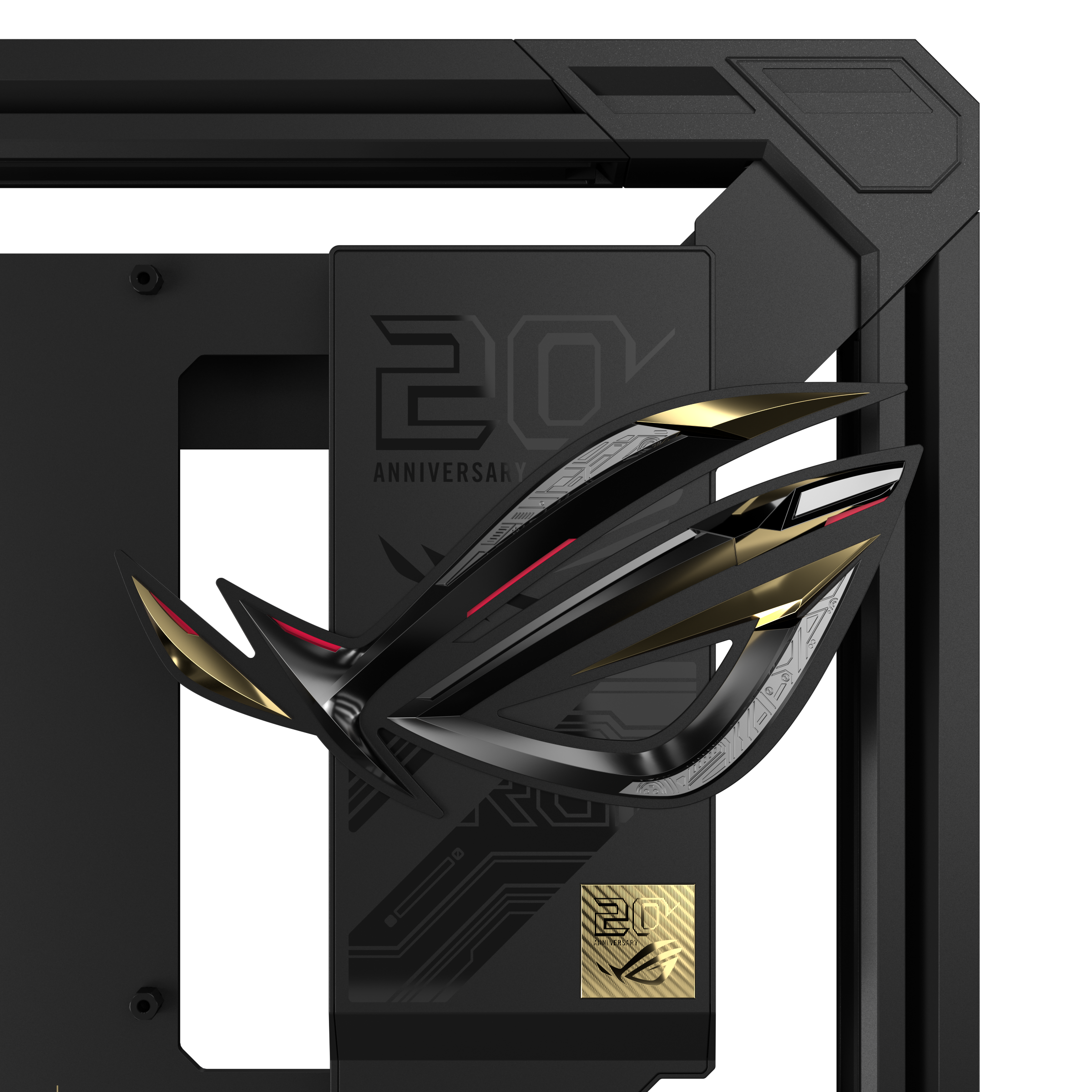 Alt View 14. ASUS - ROG GR20 Open-Frame EATX Mid Tower PC Case - 20th Edition.