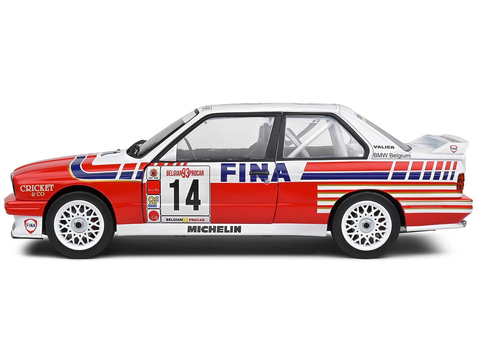 DUEZ CRICKET & CO  
FINA  
14  
BELGIAN 93 PROCAR  
MICHELIN  
VALIER  
BMW Belgium  
FINA  
GB  
BELGIAN 93 PROCAR