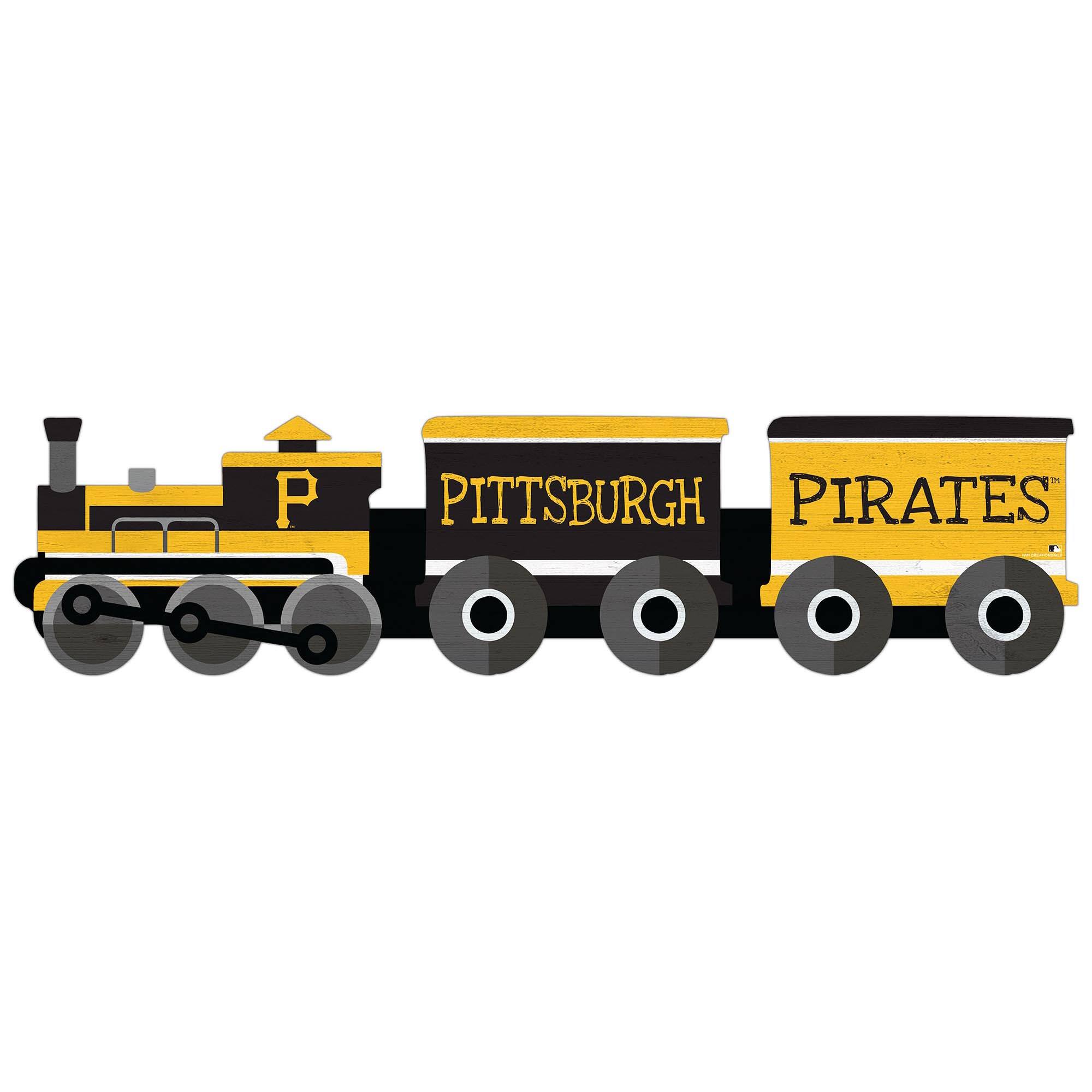 Pittsburgh Pirates 6'' x 24'' Train Cutout Sign