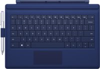 Front Zoom. Microsoft - Type Cover for Surface Pro 3 - Blue.