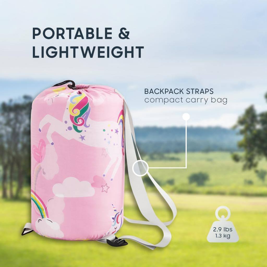 PORTABLE & LIGHTWEIGHT  
BACKPACK STRAPS  
compact carry bag  
2.9 lbs  
1.3 kg
