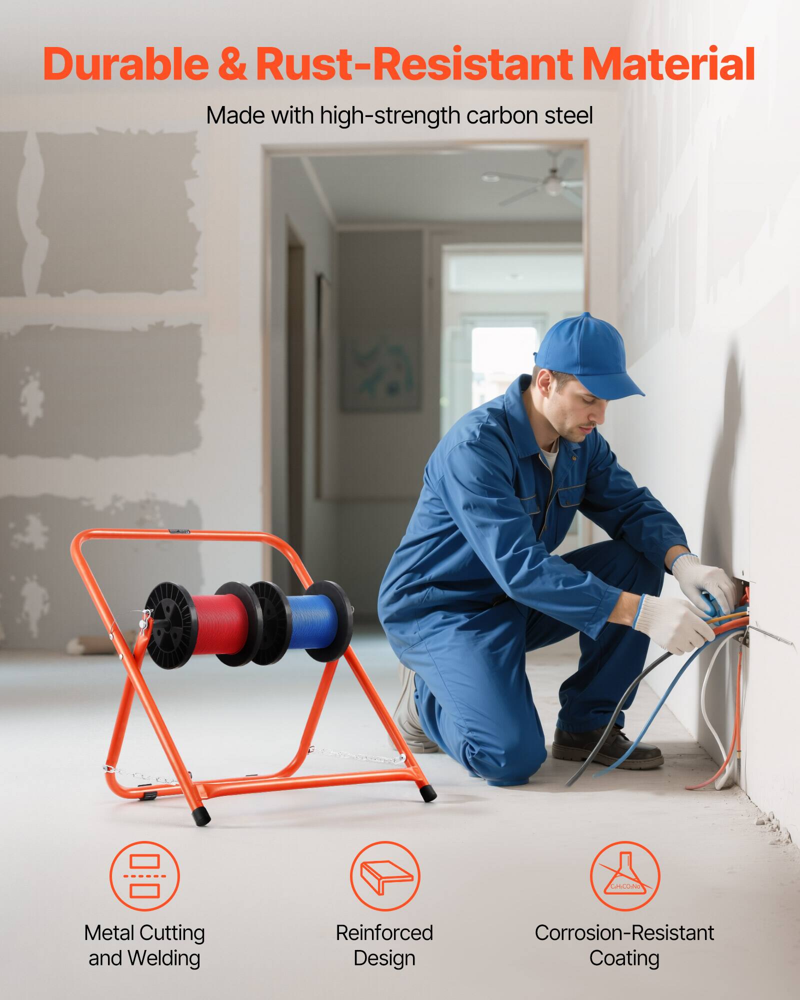 Durable & Rust-Resistant Material
Made with high-strength carbon steel

GPACOIN
Metal Cutting and Welding
Reinforced Design
Corrosion-Resistant Coating