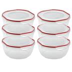 Front. Sterilite - Sterilite Ultra Seal 8.10 Quart Plastic Food Storage Bowl Container, 6 Pack - Clear.