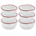 Front. Sterilite - Sterilite Ultra Seal 8.10 Quart Plastic Food Storage Bowl Container, 6 Pack - Clear.
