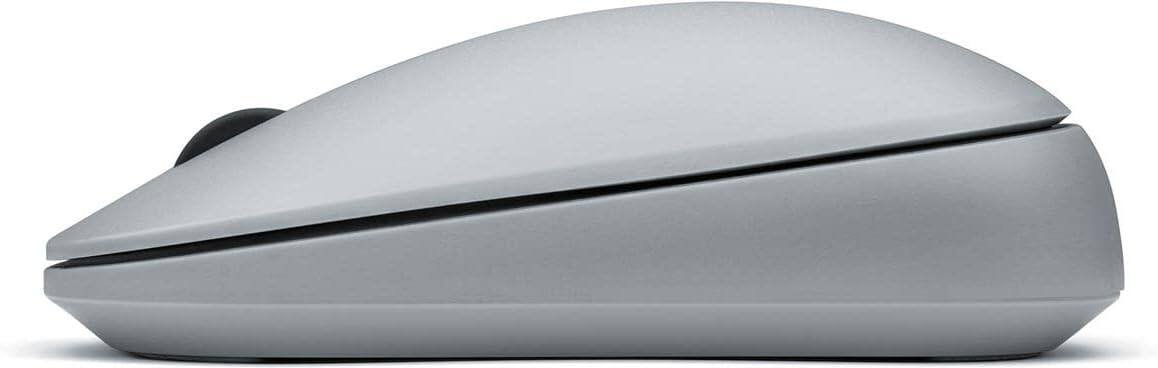 Left. Kensington - Kensington SureTrack Dual Wireless Mouse - Optical - Wireless - Bluetooth/Radio Frequency - 2.40 GHz - Gray - USB 2.0 - Gray.