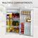 MULTIPLE COMPARTMENTS
- Adjustable Shelves
- Crisper Drawer
- Wall Racks