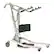 Front. Invacare - Sit-to-Stand Patient Lift, Hydraulic Stand Assist Lift Aid for Patient with 350lb Capacity - White.