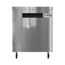 Koolmore - 27 in. One Door Commercial Undercounter Refrigerator 5 cu. ft. in Stainless-Steel (KM-UCR-1DSS) - Stainless Steel