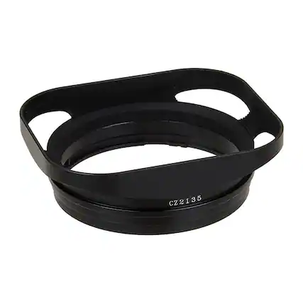 Front. Fotodiox - Metal Bayonet Lens Hood f/ Sony Cyber-Shot DSC-RX1 Series, Sonnar T* E 24mm f/1.8, FE 35mm f/2.8 & FE 55mm f/1.8 Lenses - Black.