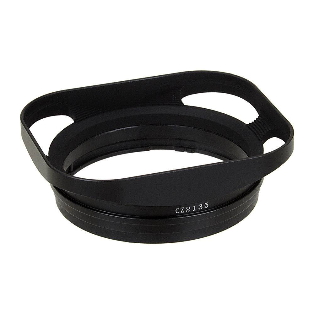 Front. Fotodiox - Metal Bayonet Lens Hood f/ Sony Cyber-Shot DSC-RX1 Series, Sonnar T* E 24mm f/1.8, FE 35mm f/2.8 & FE 55mm f/1.8 Lenses - Black.
