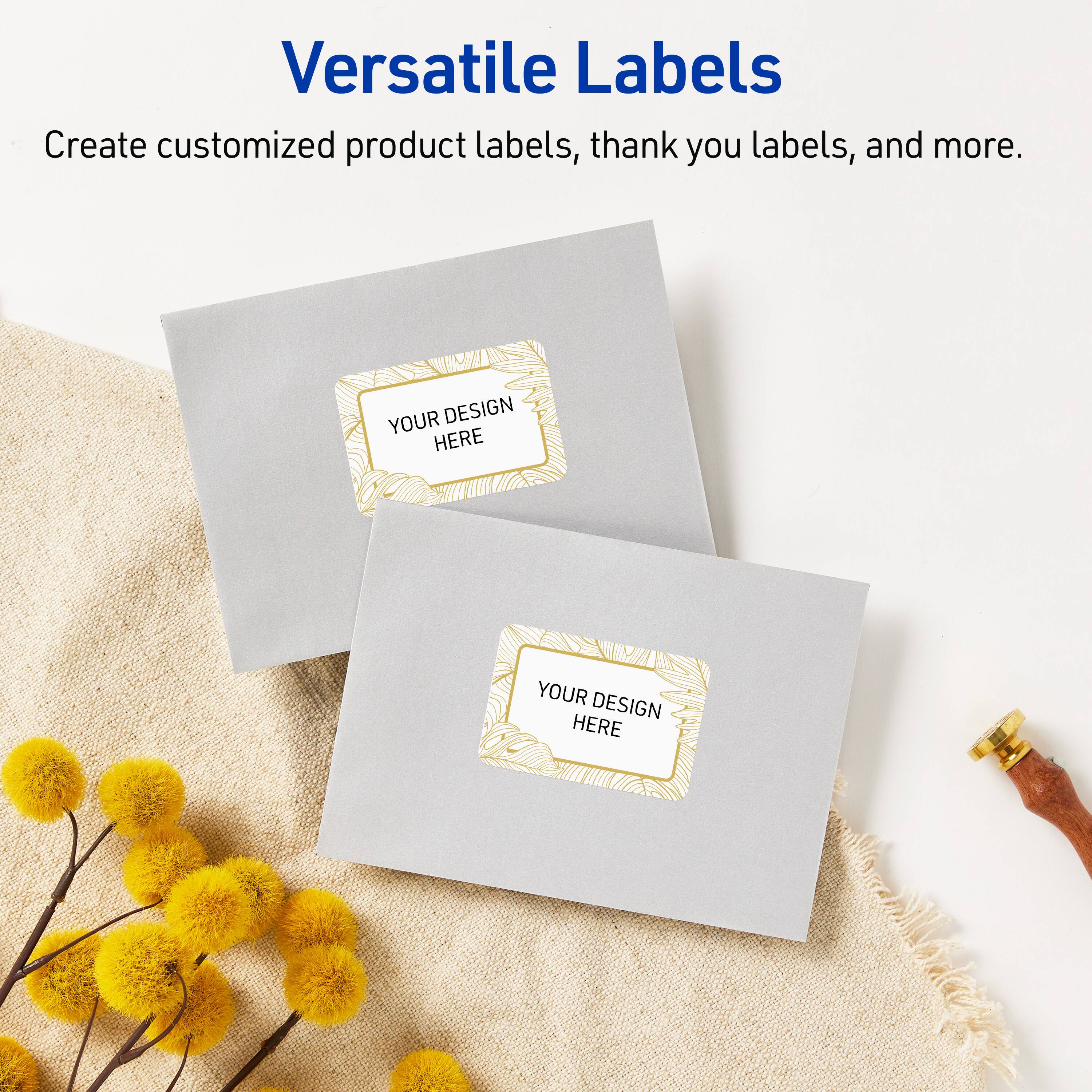 Versatile Labels

Create customized product labels, thank you labels, and more.

YOUR DESIGN HERE