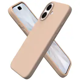 Ornarto - Designed for iPhone 17 Case 6.3", Liquid Silicone Soft Gel Rubber Shockproof Protective Case - Nude Taupe