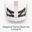 Adaptive frame flexes for a snug fit.