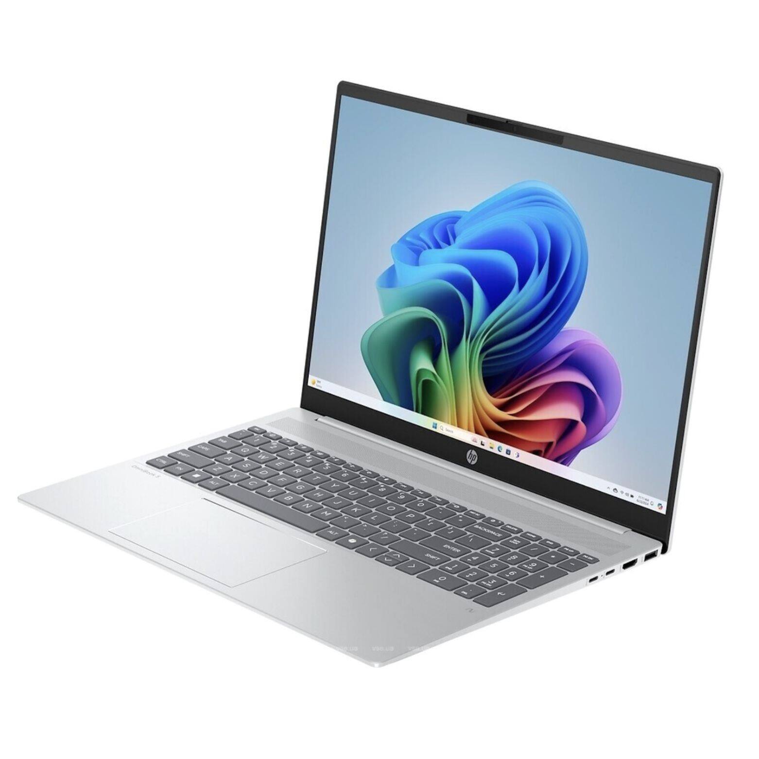 Back. HP - omnibook 5 ai 16" touch ips wuxga ultra 5 225u 16gb 1tb ssd w11h laptop - Silver.