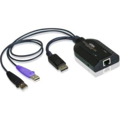 Aten Technology - USB/RJ-45 KVM Cable - USB/RJ-45 for Card Reader, KVM Switch, Keyboard/Mouse, Video Device - 1 Pack - 2 x Type A Male USB - Black price history on PriceWatchPro