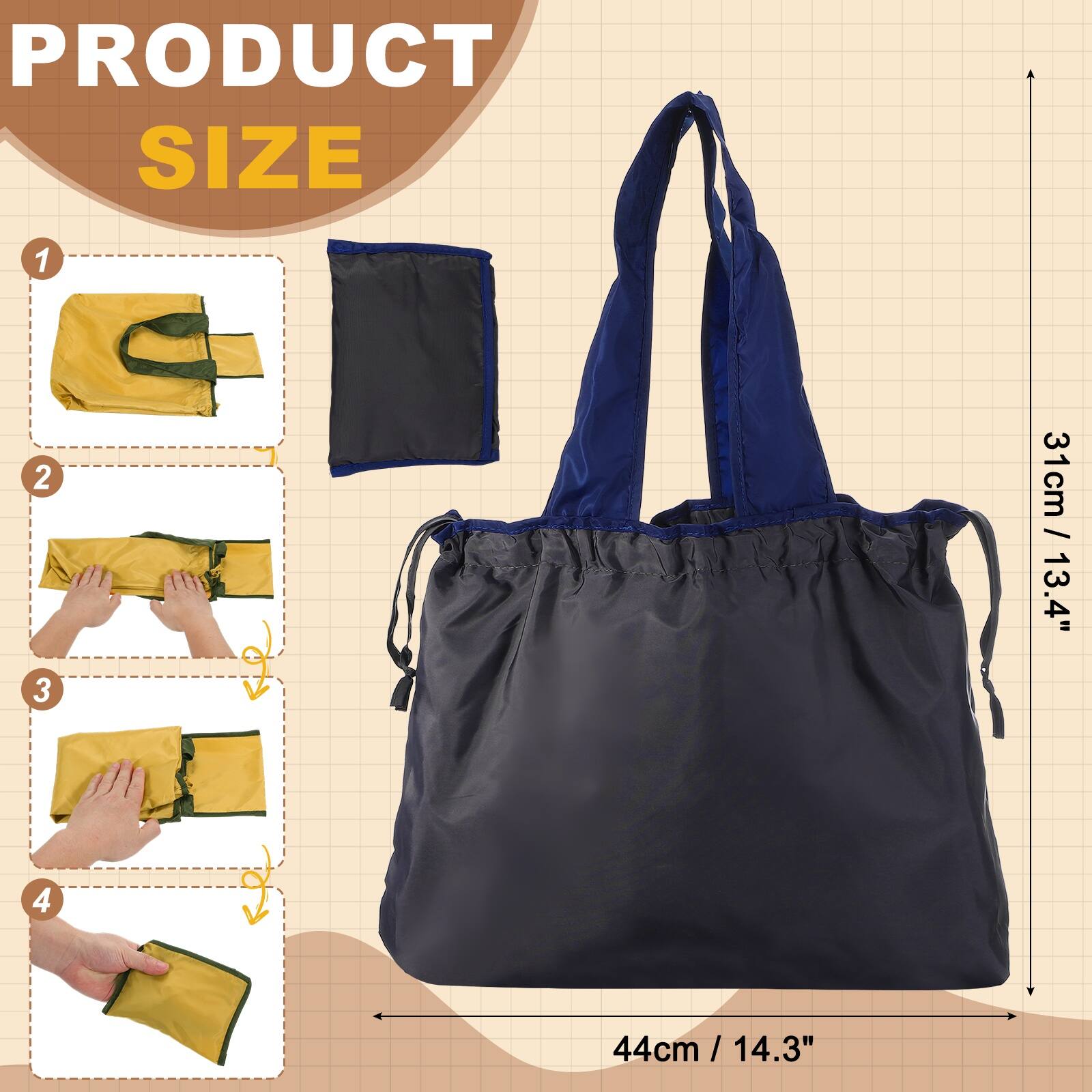 PRODUCT SIZE

1. 31cm / 13.4"
2. 44cm / 14.3"