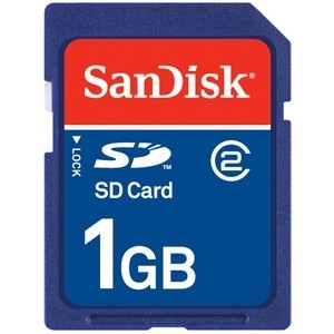 SanDisk 1 GB Secure Digital SD Card SDSDB-1024, Bulk Package 