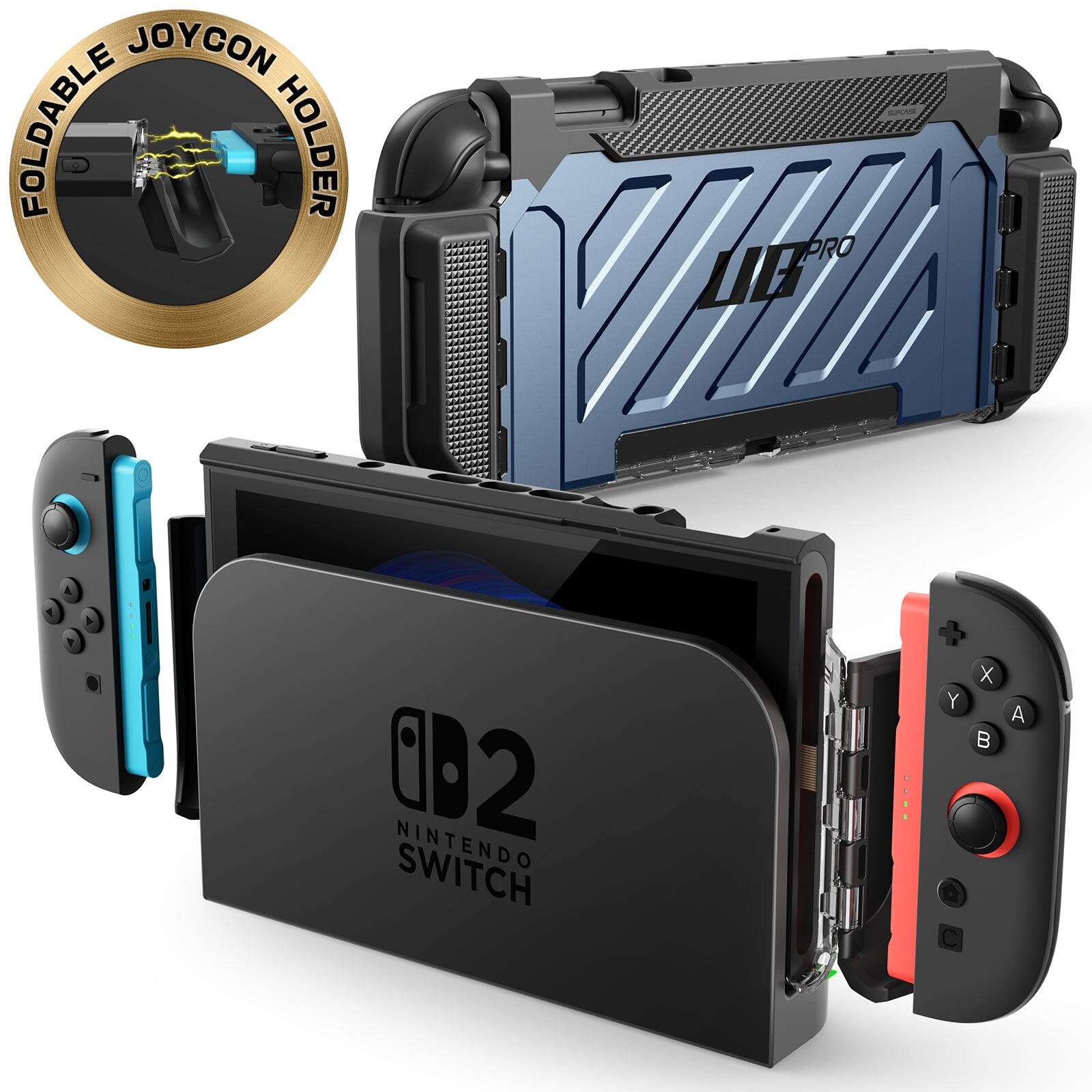 JOYCON FOLDABLE HOLDER PRO LIE NINTENDO SWITCH P + X Y B A