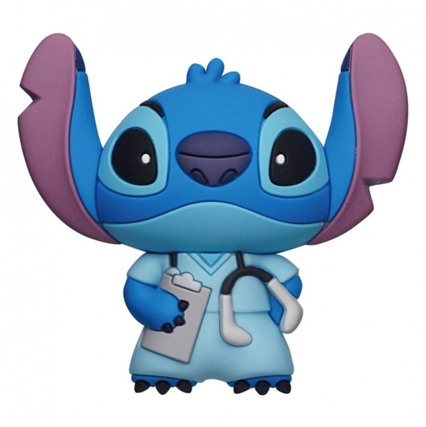 International - Monogram - Stitch Nurse 3D Foam Magnet - Collectibles - Multicolor