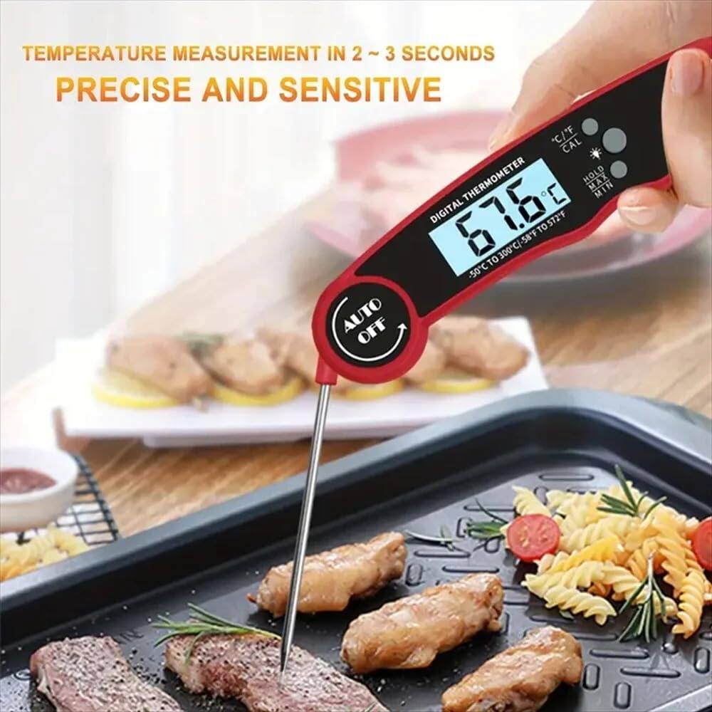 TEMPERATURE MEASUREMENT IN 2~3 SECONDS  
PRECISE AND SENSITIVE  

DIGITAL THERMOMETER  
-50°C TO 300°C / -58°F TO 572°F  

AUTO OFF