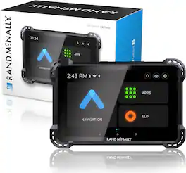 Rand McNally - 8-Inch Rand Tablet with Rand Navigation GPS - Black