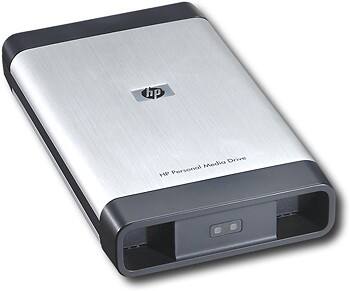 Angle Standard. Hewlett-Packard - 160.0GB Personal Media Drive.