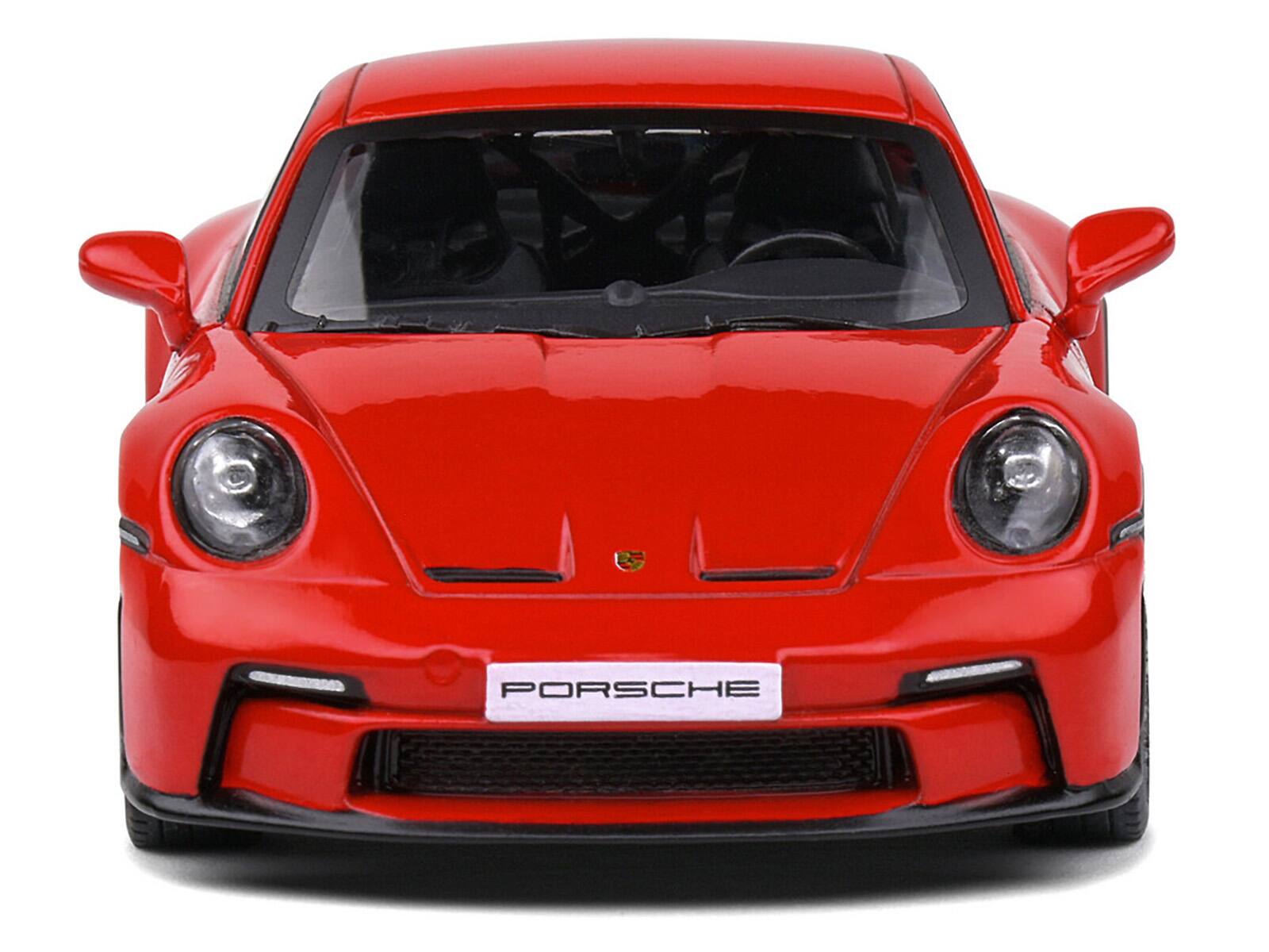 Back. Solido - Porsche 911 (992) GT3 Touring Guards Red 1/43 Diecast Model Car by Solido - Red.