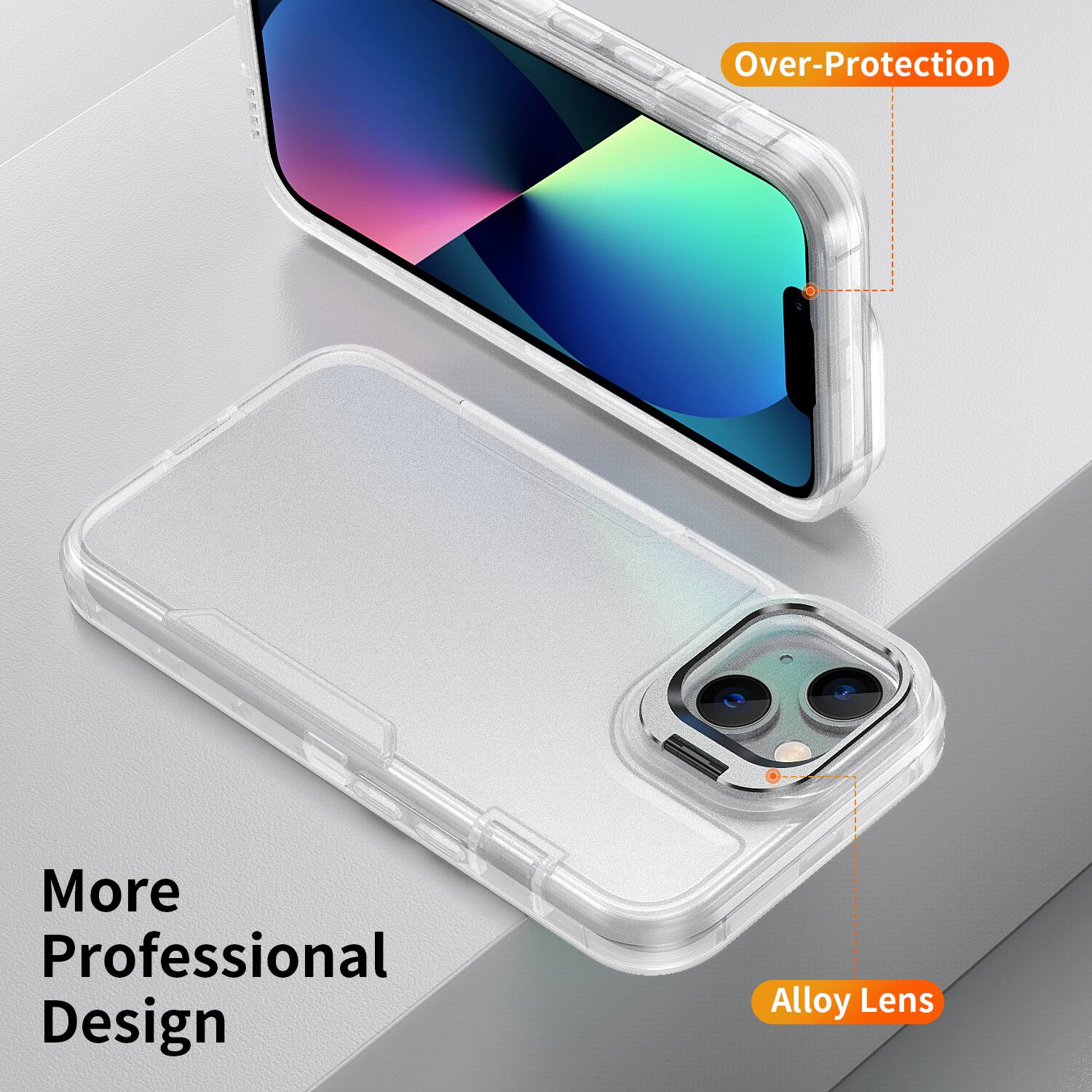 Over-Protection  
More Professional Design  
Alloy Lens