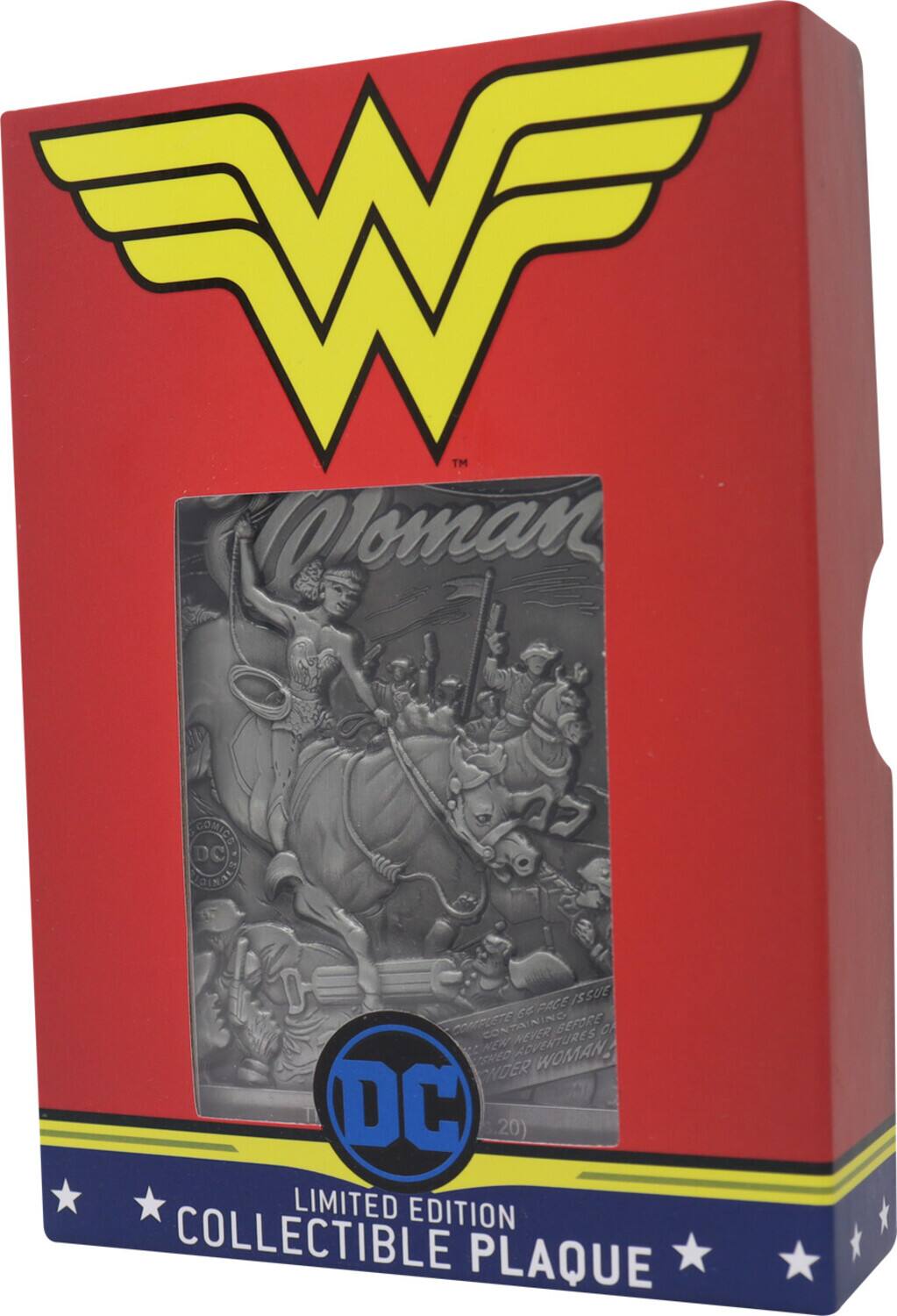 WWF TM Ooman COMICE DC ORIGINAL FACE ISSUE CE COMPLETE CONTAINING BEFORE C NEW NEVER ADVENTURES TOWED WOMAN WDER DC 20) LIMITED EDITION COLLECTIBLE PLAQUE