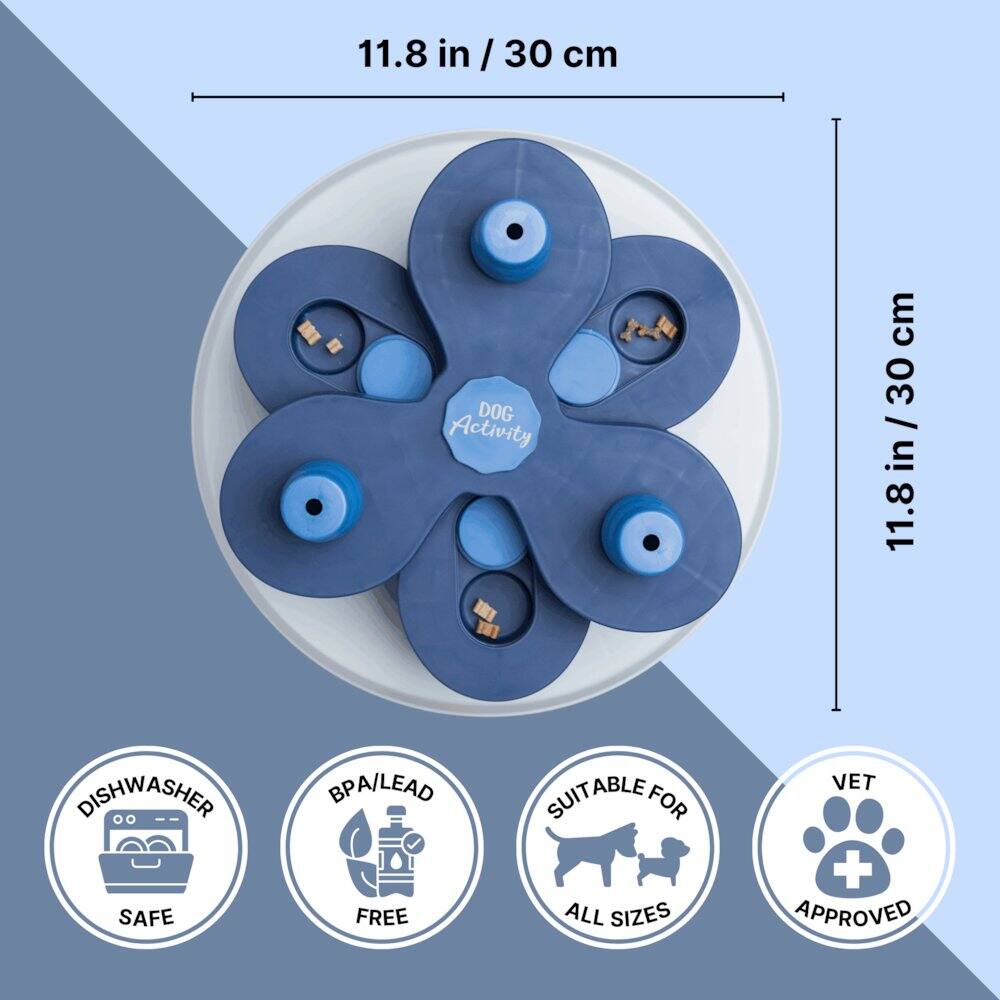 11.8 in / 30 cm  
DOG Activity  
DISHWASHER SAFE  
BPA/LEAD FREE  
SUITABLE FOR ALL SIZES  
VET APPROVED