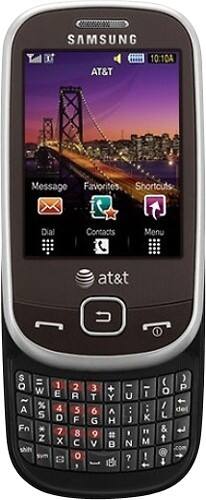 Front Standard. Samsung - A797 Cell Phone (Unlocked) - Silver.