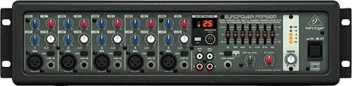 Front Standard. Behringer - Europower 300W 5-Channel Powered Mixer.