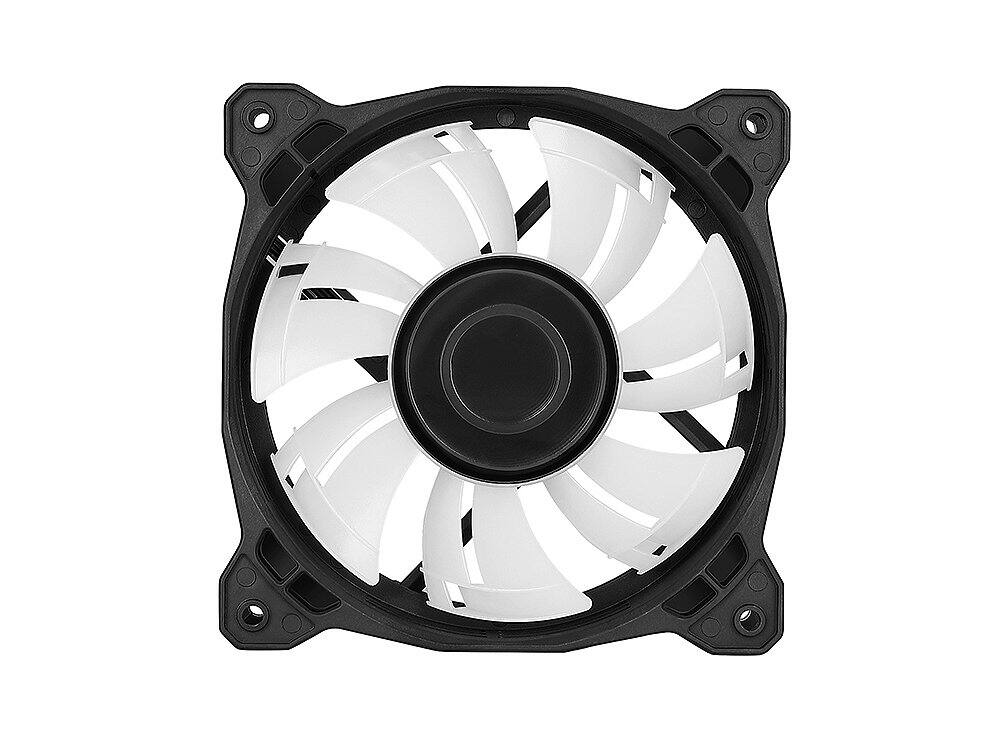 Front. Bluegears - B-PWM VORTEX 120 ARGB 120mm Hydraulic Bearing Fan - Black.