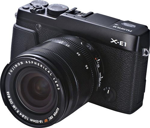 Best Buy: Fujifilm X-E1 Compact System Camera with 18-55mm Lens