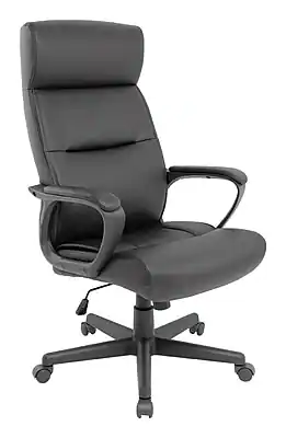 Staples - Rutherford Luxura Ergonomic Faux Leather Swivel Manager Chair, (ST45608V-CC) - Black