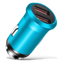 Kitcheniva - USB Car Charger Adapter For Samsung Galaxy S8 S9 S10 S20 & Ultra Note 20 & 10 Blue