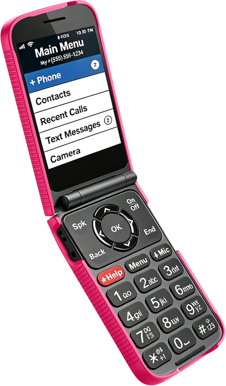Nakedcellphone Textured Case for Lively Jitterbug Flip 3 Phone Hard ...