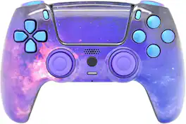Custom Controllerzz - Custom Wireless Controller for PS5 - Galaxy & Chameleon Inserts